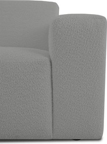 Сив ъглов диван от букле (ляв ъгъл) Roxy – Scandic
