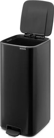 Кош за боклук Brabantia Bo Pedal 1010139, 30 л, Леко затваряне, Противоплъзгаща основа, Черен