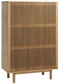 Шкафче от декор от дъб в естествен цвят 95x140 cm Tiber – Unique Furniture