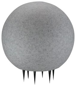 Екстериорна лампа ARGENTO 1xE27/15W/230V Ø 50 см IP65 сив
