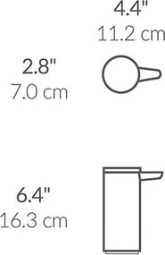 Матово сребро автоматичен стоманен диспенсер за сапун 266 ml – simplehuman