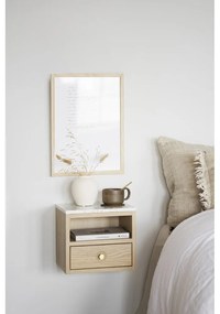 Нощно шкафче с плот от имитация на мрамор естествено Whitmore – Rowico