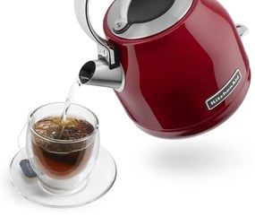 Електрическа кана KitchenAid 5KEK1222EER, 2200 W, 1.25 л, Филтър срещу варовик, Автоматично изключване, Empire red