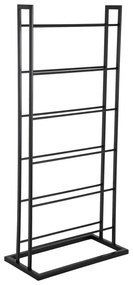 Черен метален стелаж за вино брой бутилки 5 38x84,5x20 cm Single Floor – PT LIVING