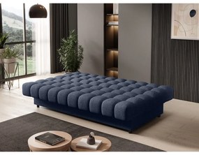 Син шенилов сгъваем/с място за съхранение диван 197 cm Clareta – ELTAP