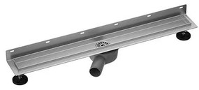 Канал за душ 84x10 см, лъскав хром