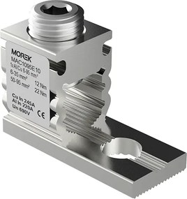 MOREK Неизолиран конектор към устройство OT95 1xAl/Cu 16-95 mm² h30mm 245A 690V  - MAC1095E10