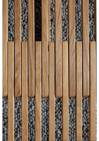 Масичка за кафе от масивен дъб в естествен цвят 60x70 cm Unai – MOME