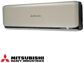 Инверторен климатик Mitsubishi Heavy Industries SRK25ZSX-WT/SRC25ZSX-W, 9000 BTU, 20 м2, A+++/A+++, 3D Auto, R-32, Бежов/Черен