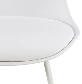 Бял бар стол (височина на седалката 66 cm) Tina – Actona