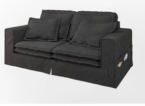 Черен диван 196 cm Nora – Ropez