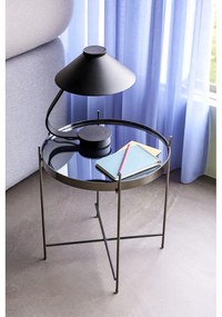 Черна LED затъмняваща се настолна лампа (височина 31 cm) Muri – Hübsch