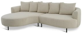 Бежов ъглов диван (ляв ъгъл) Vitoria – Scandic