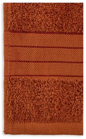 Памучни кърпи в комплект от 4 бр. от тери тухлен 50x100 cm – Good Morning