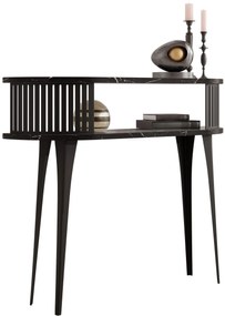 Конзолна маса Roenni-Черен мрамор