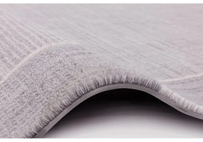 Сив вълнен килим 133x180 cm Linea - Agnella