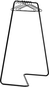 Черна стоманена стойка за дрехи 118x160x57 cm Hang-On – Spinder Design