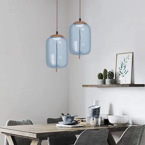 Стъклен пендел Blue APP443-CP