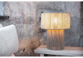 Настолна лампа в естествен цвят с абажур от юта (височина 38 cm) Soga – Markslöjd