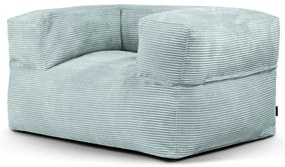 Пуф от рипсено кадифе в цвят мента MooG – SLOWDOWN