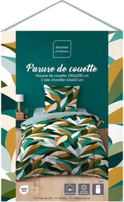 Единично памучно спално бельо 140x200 cm Swan – douceur d'intérieur