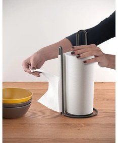 Черен държач за кухненски кърпи My Roll Lava Myroll - Metaltex
