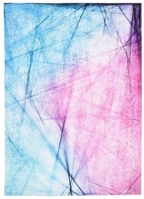 Син и розов килим с абстрактни тенденции Ширина: 140 см | Дължина: 200 см