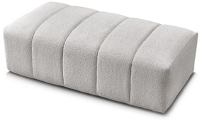 Светлосива табуретка от прежда с примки от букле Annecy – Bobochic Paris