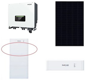 Соларен комплект SOFAR Solar-20kWp RISEN Full Black+20kW SOLAX конвертор 3p+20 kWh батерия