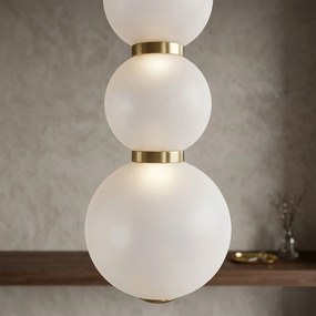 LED висящ полилей LHJ114-4CP четкано злато