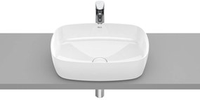 Умивалник за върху плот, A327500000, Roca, керамика, бял, 50x37x14см