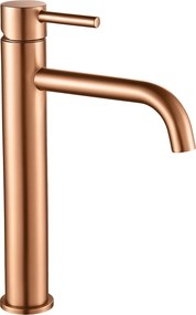 Смесител за мивка Rea Lungo Brush Copper high