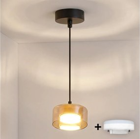Brilagi - LED Полилей на кабел AURA LUX 1xGX53/30W/230V черен/златен