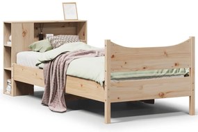 3323323 vidaXL Рамка за легло без матрак, 75x190 см, масивна чамова дървесина