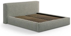 Зелена тапицирана табла за легло 229x100 cm Olivia – Micadoni