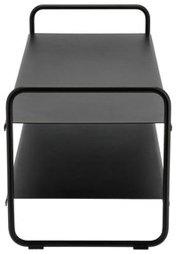 Черен стоманен стелаж за обувки 33x33x80 cm A-Shoe – Zone