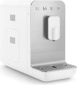 Еспресо машина SMEG Collezione BCC11WHMEU, 1350 W, 19 bar, 1.4 л, 8 функции, Вградена мелачка, Бял