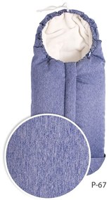 Baby Matex - Чувалче за количка PLUTO jeans син