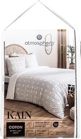 Спално бельо atmosphera Kain, Релефен памук с ефект лен - 240x220 cm