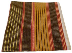 Жълто-кафява вафлена памучна кърпа 50x100 cm – JAHU collections