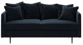 Тъмносин кадифен диван , 176 см Esme - Ghado