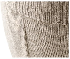 Кремав тапициран трапезен стол с подлакътници Roxana – Unique Furniture