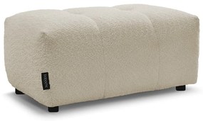 Бежова табуретка от прежда с примки от букле Roxelane – Bobochic Paris