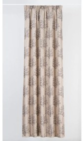 Кафяво-бежова завеса 140x260 cm Erinn - Mendola Fabrics