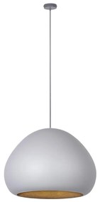 Полилей LAVA 1xE27/15W/230V сиво/златисто на кабел