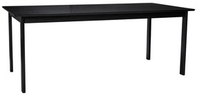 Черна трапезна маса 95x195 cm Dapper – Hübsch