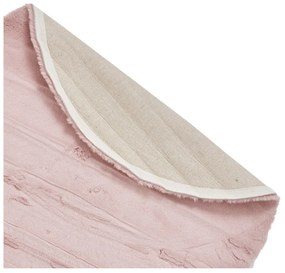 Розов килим , ⌀ 120 cm Teddy - Think Rugs