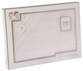 GAMBERRITOS Сет 3 части с бродерия 60х120 БЯЛ/ЦВЕТЧЕТА