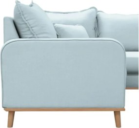 Светлосин ъглов диван (десен ъгъл) Beata - Ropez