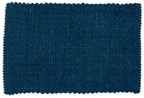 Тъмносин текстилен килим за баня 50x80 cm Covelo – Wenko